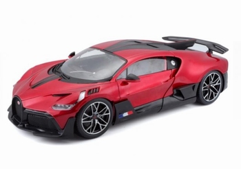 Bugatti Divo 2019 Rood/zwart - Red/black  1/18