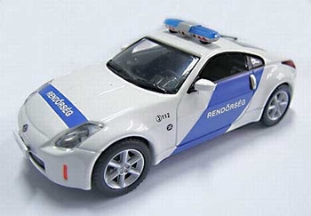 Nissan 350 Z Hungarian Police 2004 Politie   1/43