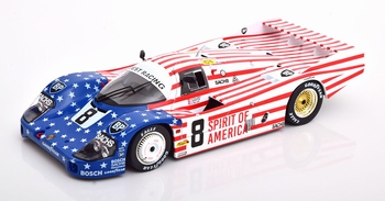 Porsche 956 LH 24 H Le Mans 1986 #8 Spirit of America  1/18