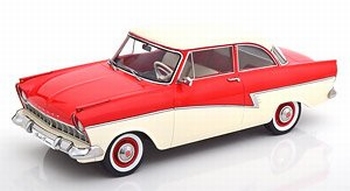 Ford Taunus 17M P2 1957 Rood/wit Red/white  1/18