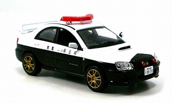 Subaru impreza WRX 2003 Police politie  1/43