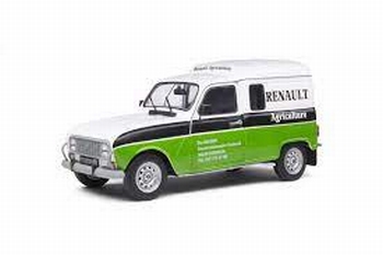 Renault R4F4 Renault Agriculture Groen-wit / Green-white  1/18
