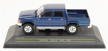 Toyota Hilux SR5 Blauw - Blue   1/43