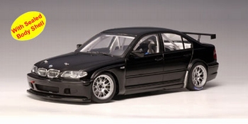 BMW 320i WTCC 2005 plain body Zwart - Black  1/18