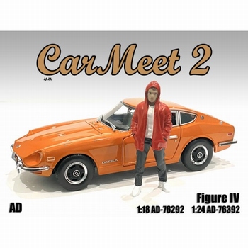 Car meet 2 Figure IV Man met rode jas  1/18