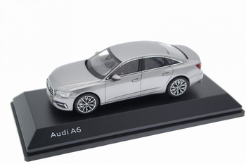 Audi A6 Zilver - silver 2018  1/43