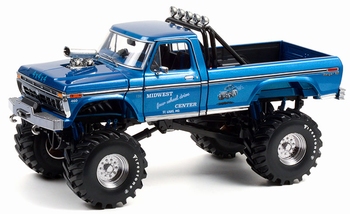 Ford F 250 Monster Truck Midwest Blauw - Blue  1974  1/18