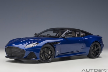 Aston Martin DBS Supperleggera 2019 Blauw zaffre blue  1/18