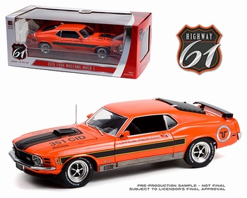 Ford Mustang Mach 1 Official Pace Car Texas International   1/18