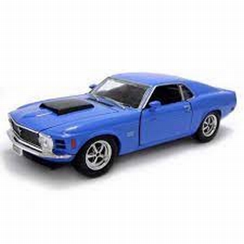 Ford Mustang Boss  429 Coupe 1970 Blau - Blue  1/18
