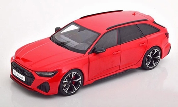 Audi RS6  Avant  Rood - Red   1/18