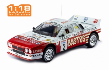Lancia 037 Rally # 2Snijers/Colebunders Bastos Ypres 1985  1/18