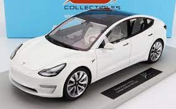 Tesla 3odel 3 Wit - White  1/18