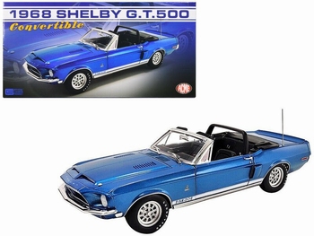 Shelby GT 500 Convertible - Cabrio 1967 Blauw - Blue  1/18
