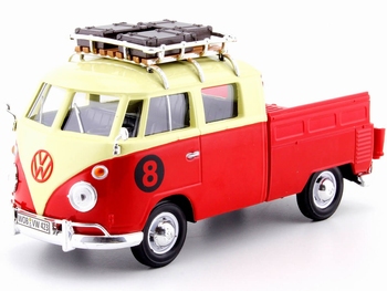 VW T1 type 2 Pick up # 8 with roof rack en bagage  1/24