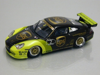 Porsche 911 GT3 cup  # 2  UPS worldwide service Michelin   1/43