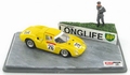 Ferrari 250 Le Mans  1965 Dumay - Gosselin diorama + figure  1/43