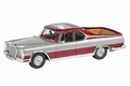 Mercedes Benz 600 Pick up Silver red  Zilver rood 1/43