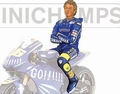 Figuur figurine Valentino Rossi Moto GP 2004 1/12
