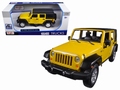 Jeep Wrangler Unlimited 2015 Geel Yellow 1/24