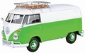 VW Volkswagen Type 2 T1 Groen/wit  Green/ white + roof rack 1/24