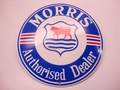 Morris Authorises dealer Ø 13 cm Emaille  