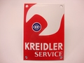 Kreidler Service 10 x 14 cm Emaille 