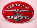 Harley Davidson Ovaal 8 x 12 cm Emaille 
