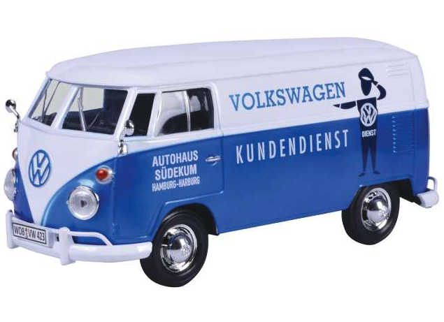 VW Volkswagen Type T1 Kundendienst Wit / Blauw 1/24