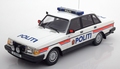 Volvo 240 GL 1986 Politi Norway 1 1/18