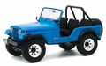 Jeep CJ 5 Mork & Mindy Blauw - blue 1972 1/18