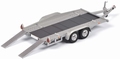 Autotransporter - Car trailer Zilver - Silver 1/43