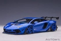 Lamborghini Aventador Liberly walks LB works blauw hyperblue 1/18