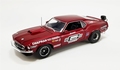 Ford Mustang Boss 429 Rood - Red 1969 Drag Outlaws 1/18