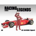 Racing Legends 2000s - B Piloot rood met fles 1/18