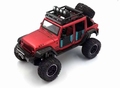 Jeep Wrangler off road with sound en light Rood- Red 1/24